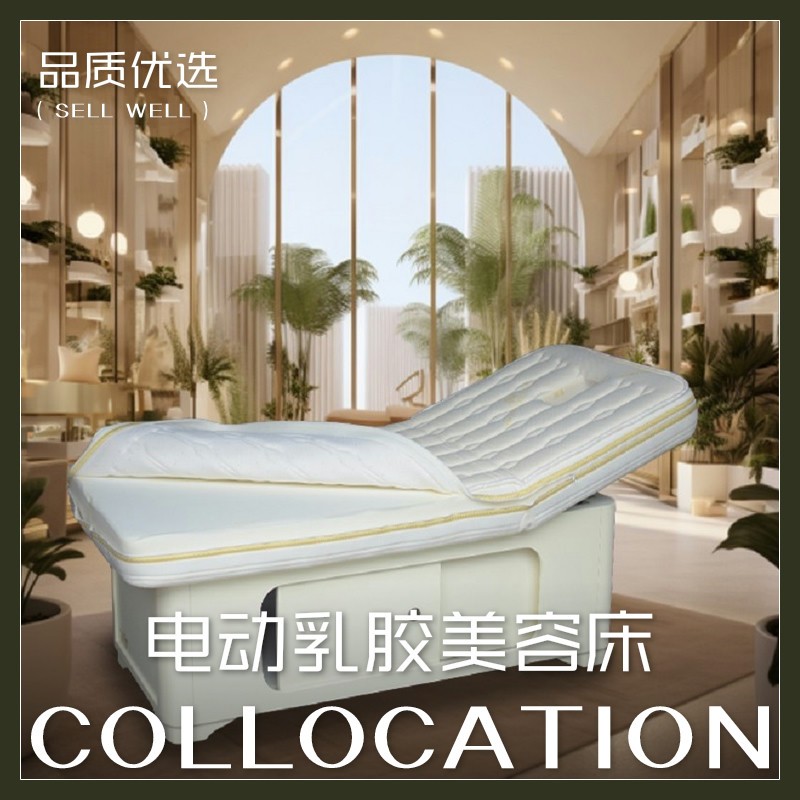 乳胶电动实木美容床美容院专用高档推拿床理疗床按摩SPA床